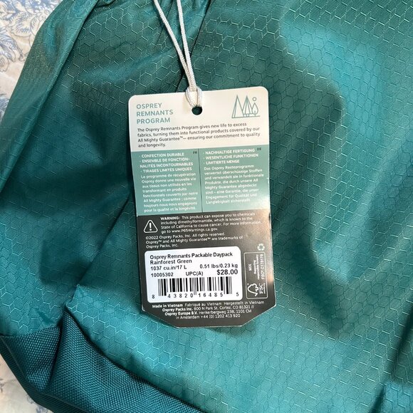 Osprey Remnants Packable Daypack - Picture 3 of 9
